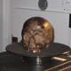 The skull within which the brain was found.